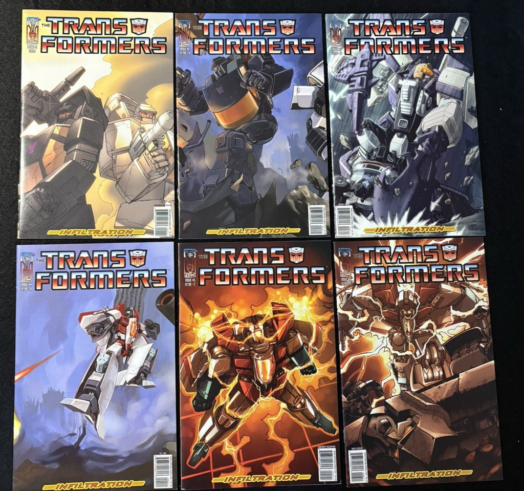 Transformers: Infiltration #1-6 (2006) Complete Series IDW Comics