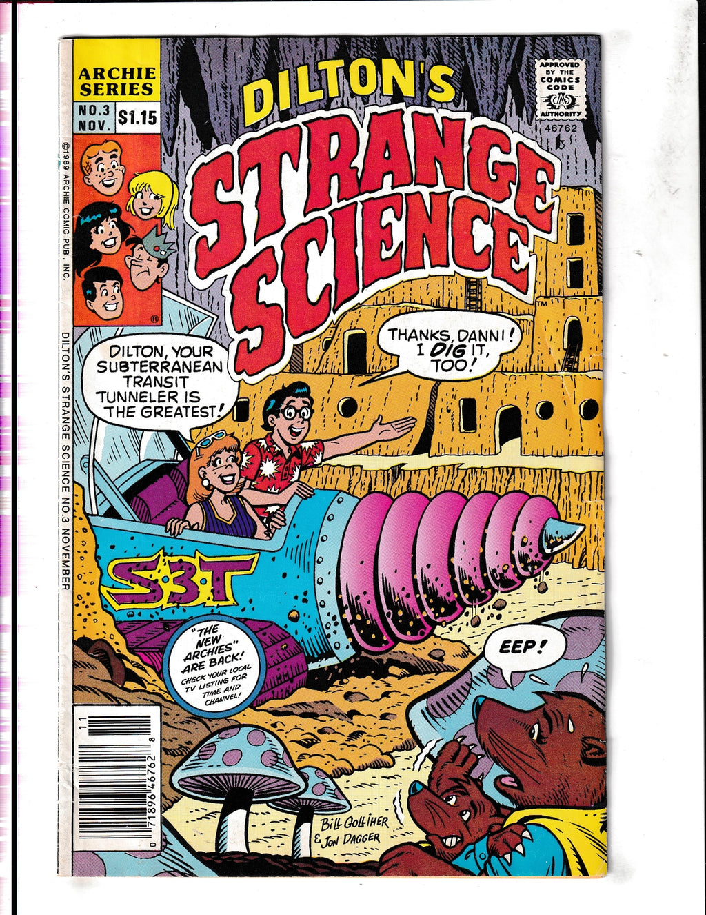 Dilton's Strange Science #3 (1989) Archie Comics SKU:1864