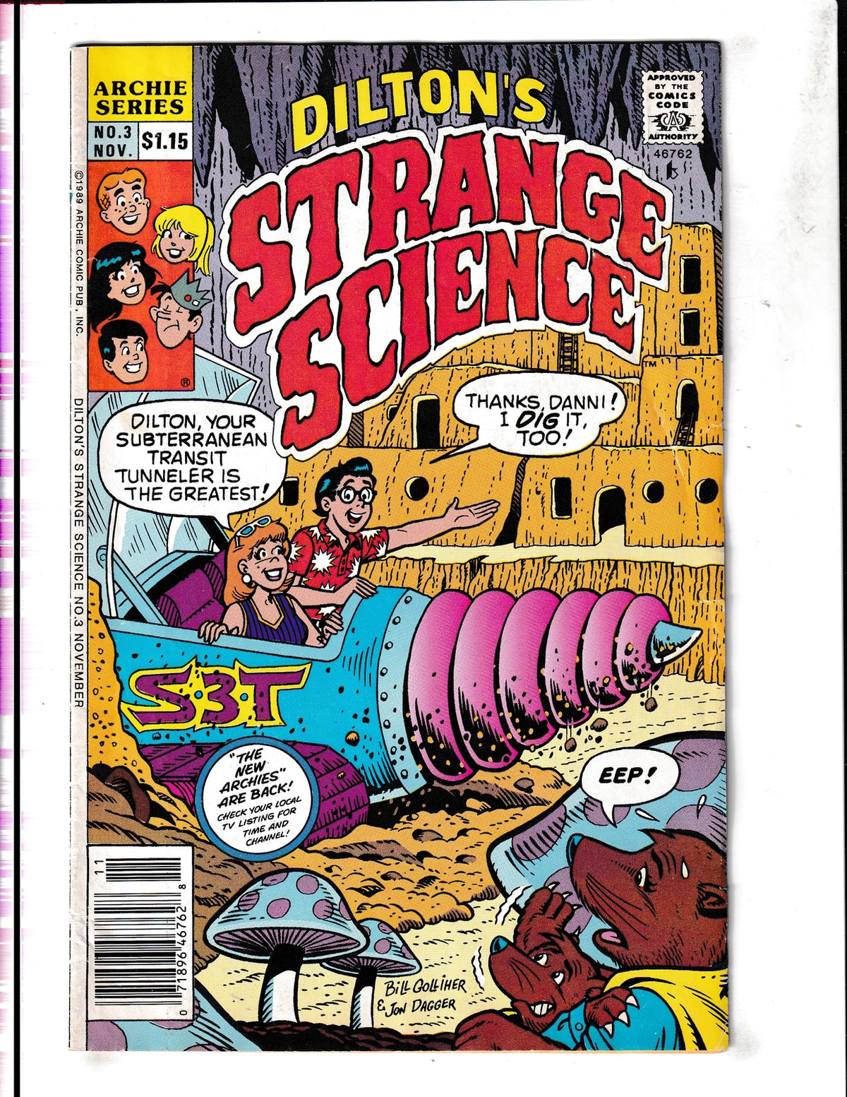 Dilton's Strange Science #3 (1989) Archie Comics SKU:1864