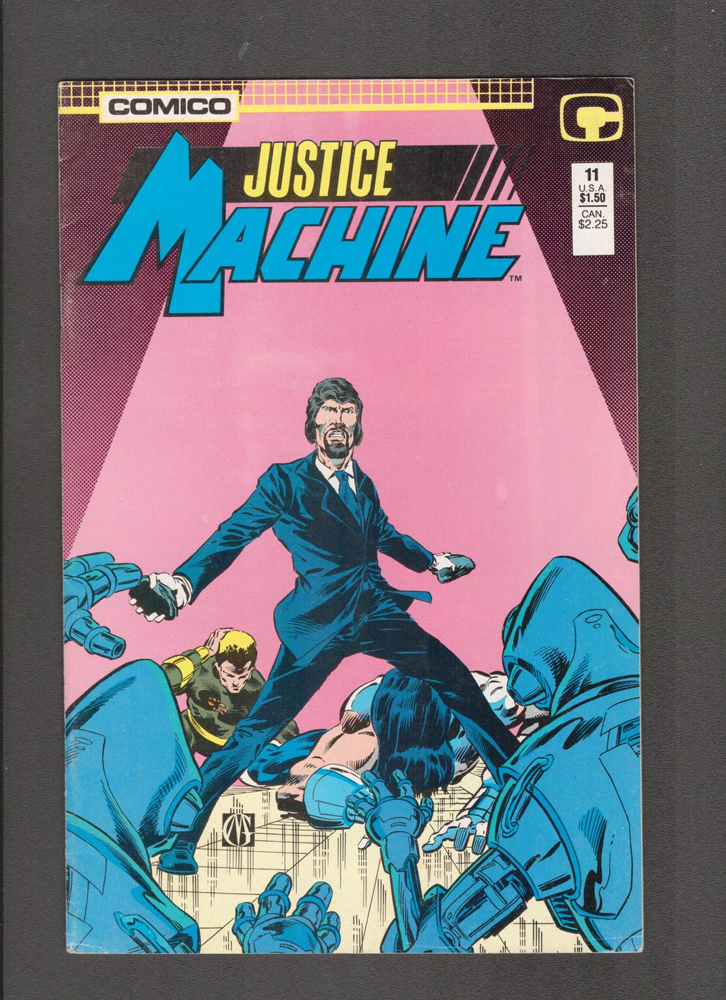 Justice Machine #11 (1987) Comico Comics