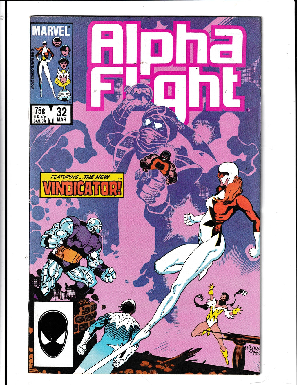 Alpha Flight #32 (1986) Marvel Comics SKU:493