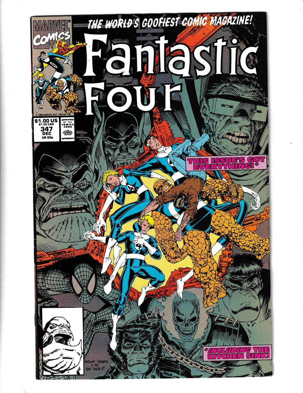 Fantastic Four #347 (1990) Marvel Comics
