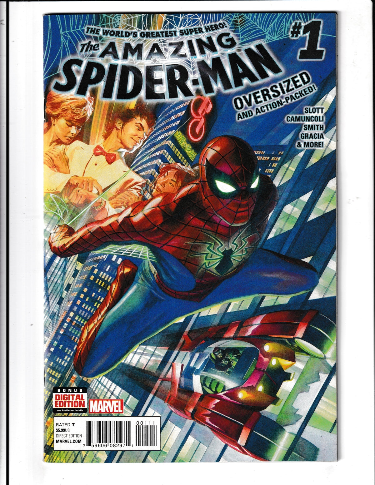 Amazing Spider-Man #1 (2015) Alex Ross Cover Marvel Comics