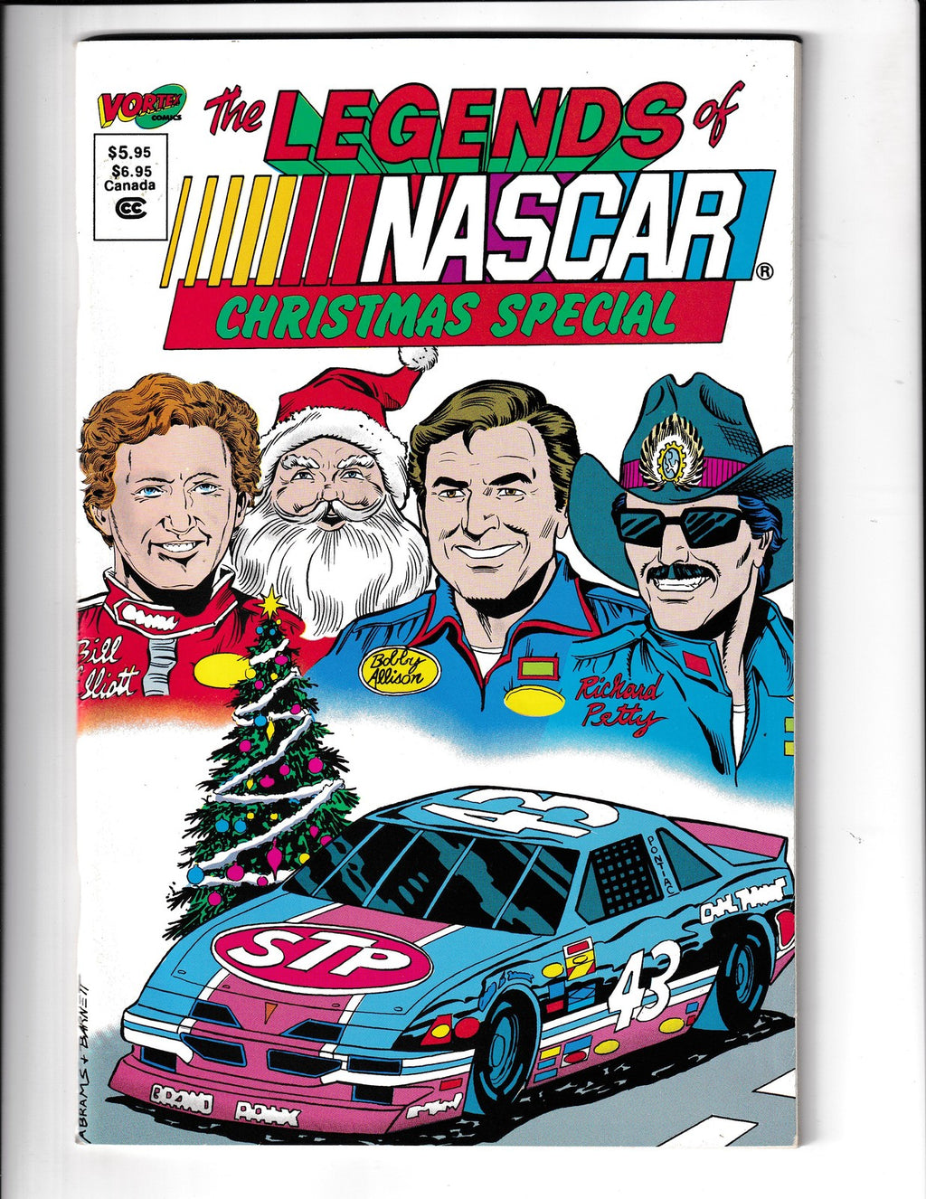 Legends of NASCAR: Christmas Special #1 (1991) Vortex Comics