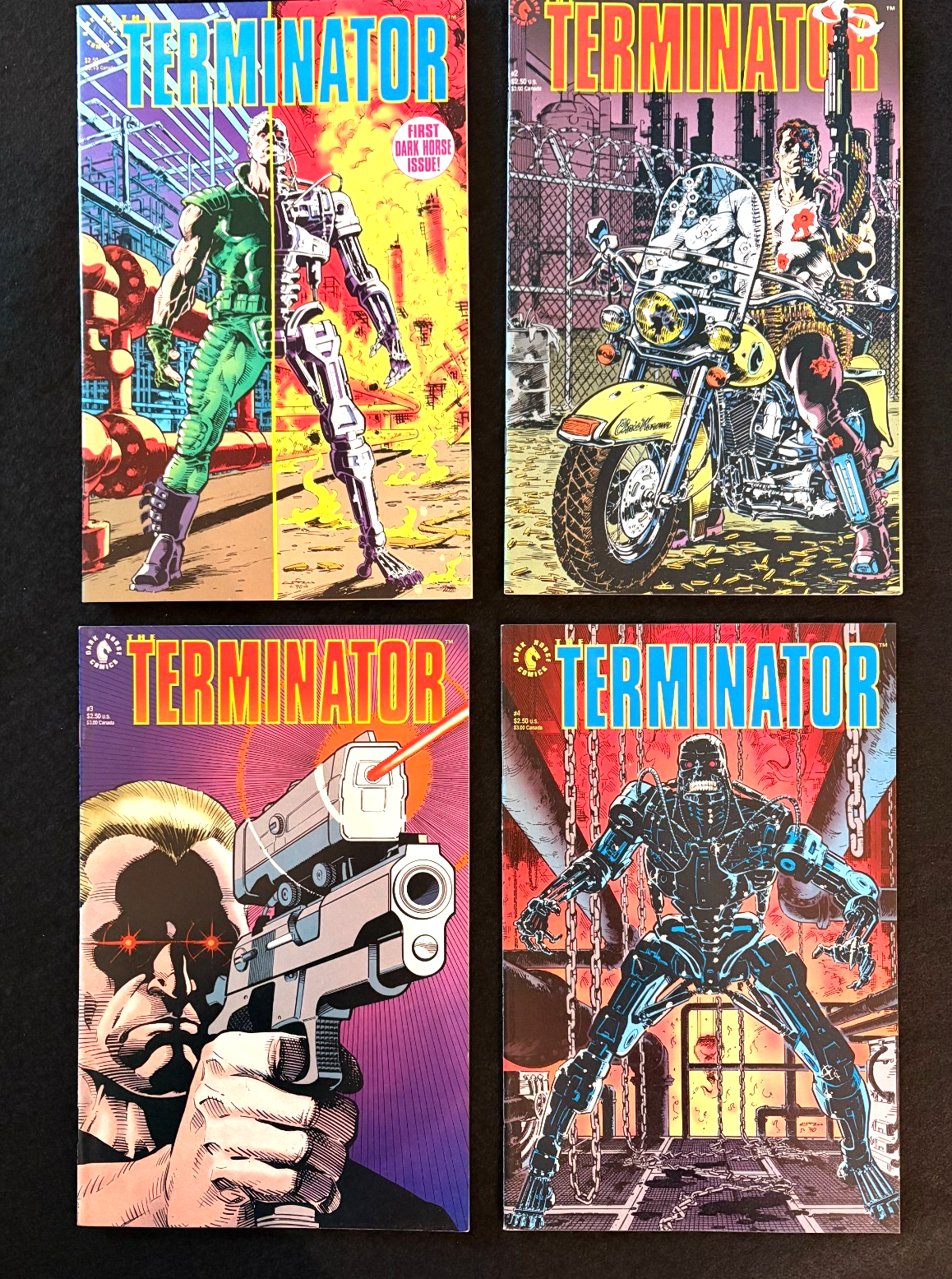 Terminator - Complete Set of 4- #1-4 (1990) Dark Horse