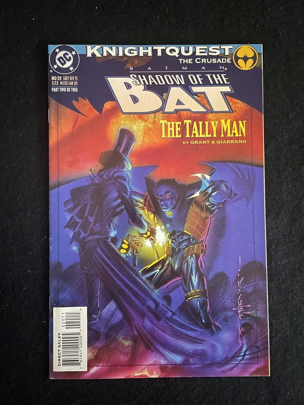 Batman: Shadow of the Bat #20 "The Tally Man" 1993 DC Comics