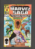 Marvel Saga #4 (1986) Professor X, Magneto Marvel Comics