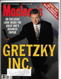Maclean's Dec 1994 #NN (1994) Wayne Gretzky cover Macleans Comics
