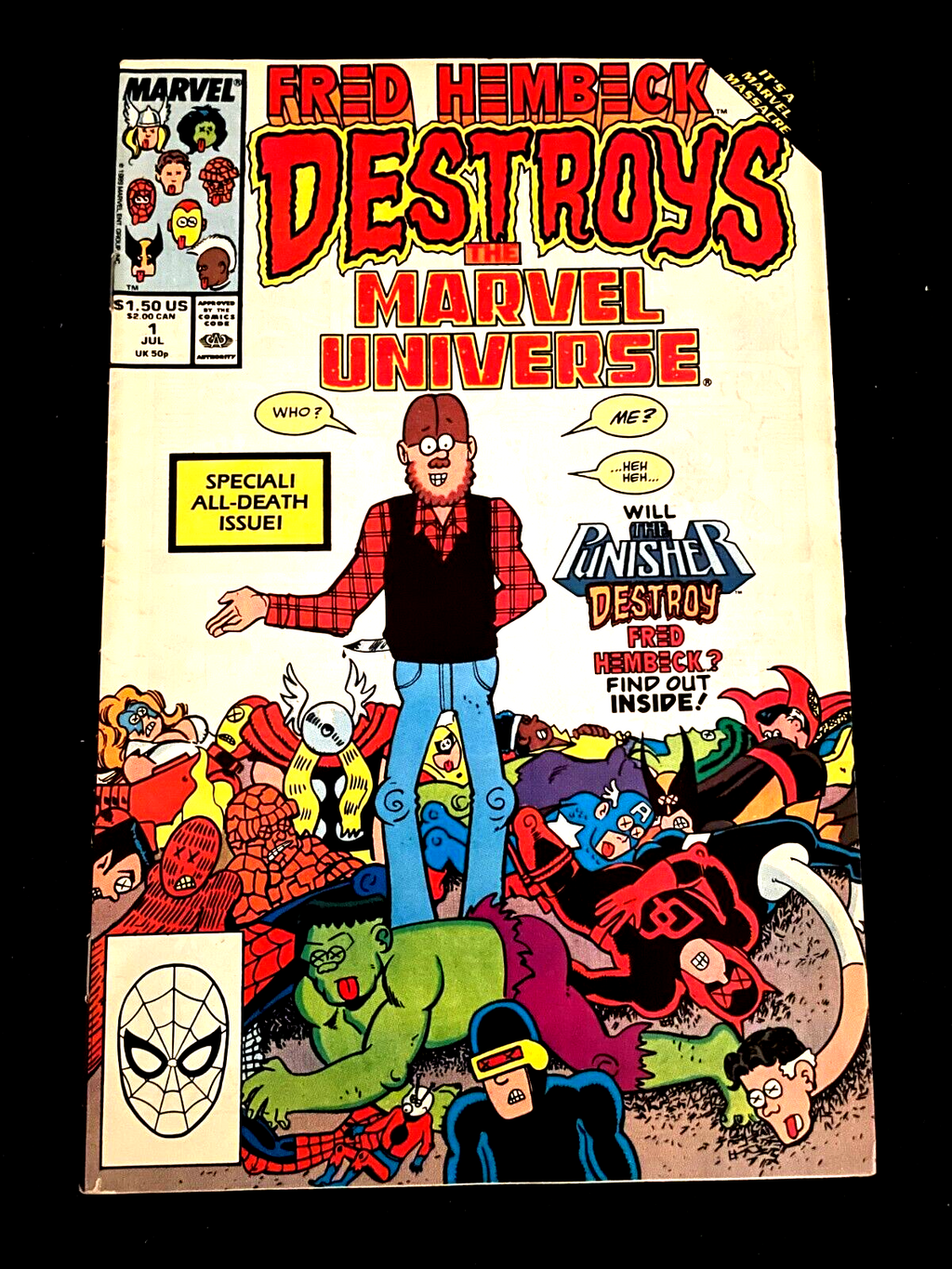 Fred Hembeck Destroys the Marvel Universe #1 1989