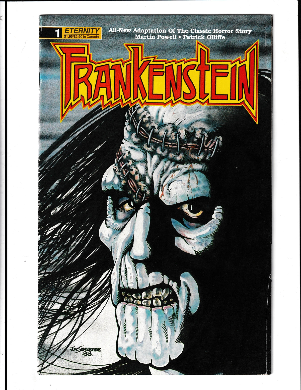Frankenstein #1 (1989) Classic Horror Eternity Comics