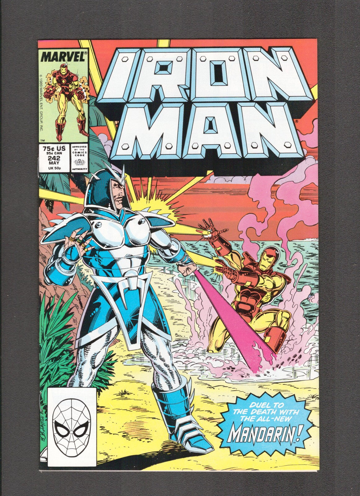 Iron Man #242 (1989) Higher Grade - Layton Marvel Comics