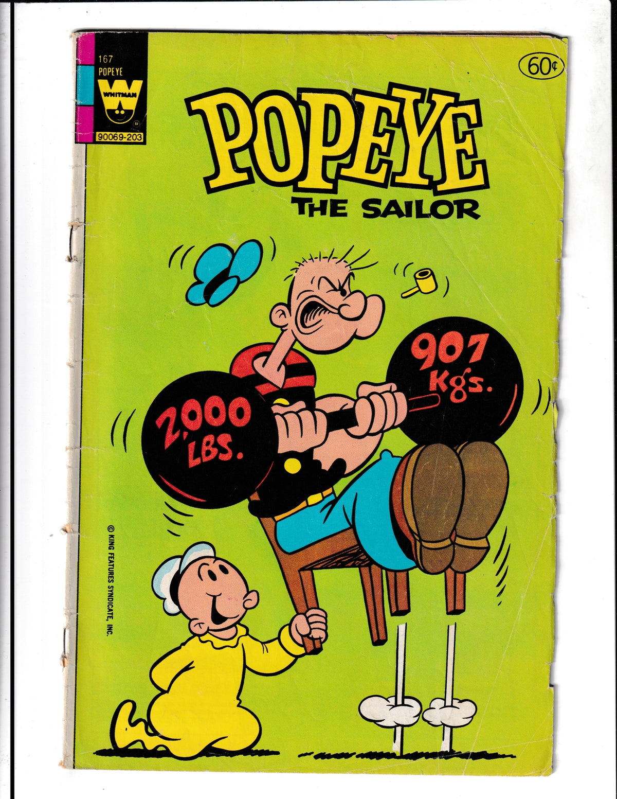 Popeye #167 (1982) Whitman Comics