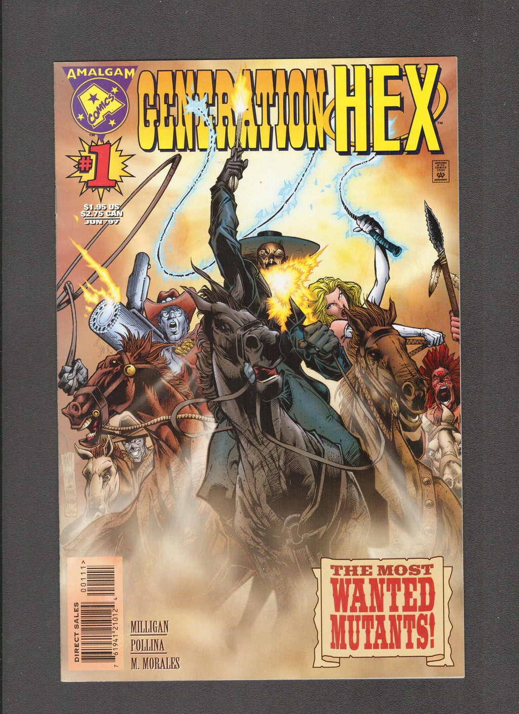 Generation Hex #1 (1997) Adam Pollina - Higher Grade Amalgam Comics
