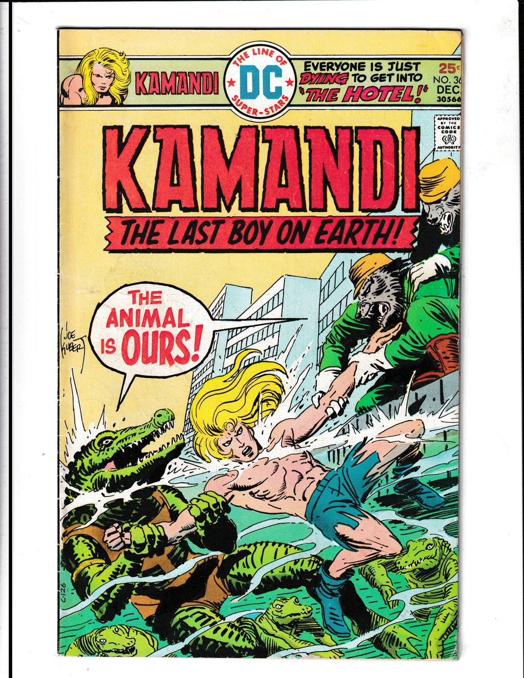 Kamandi, The Last Boy On Earth #36 (1975) DC Comics SKU:1312