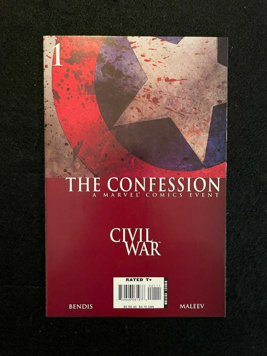 Civil War Confession + War Crimes LOT OF 2 Marvel Event Books 2007 HIGH GRADE