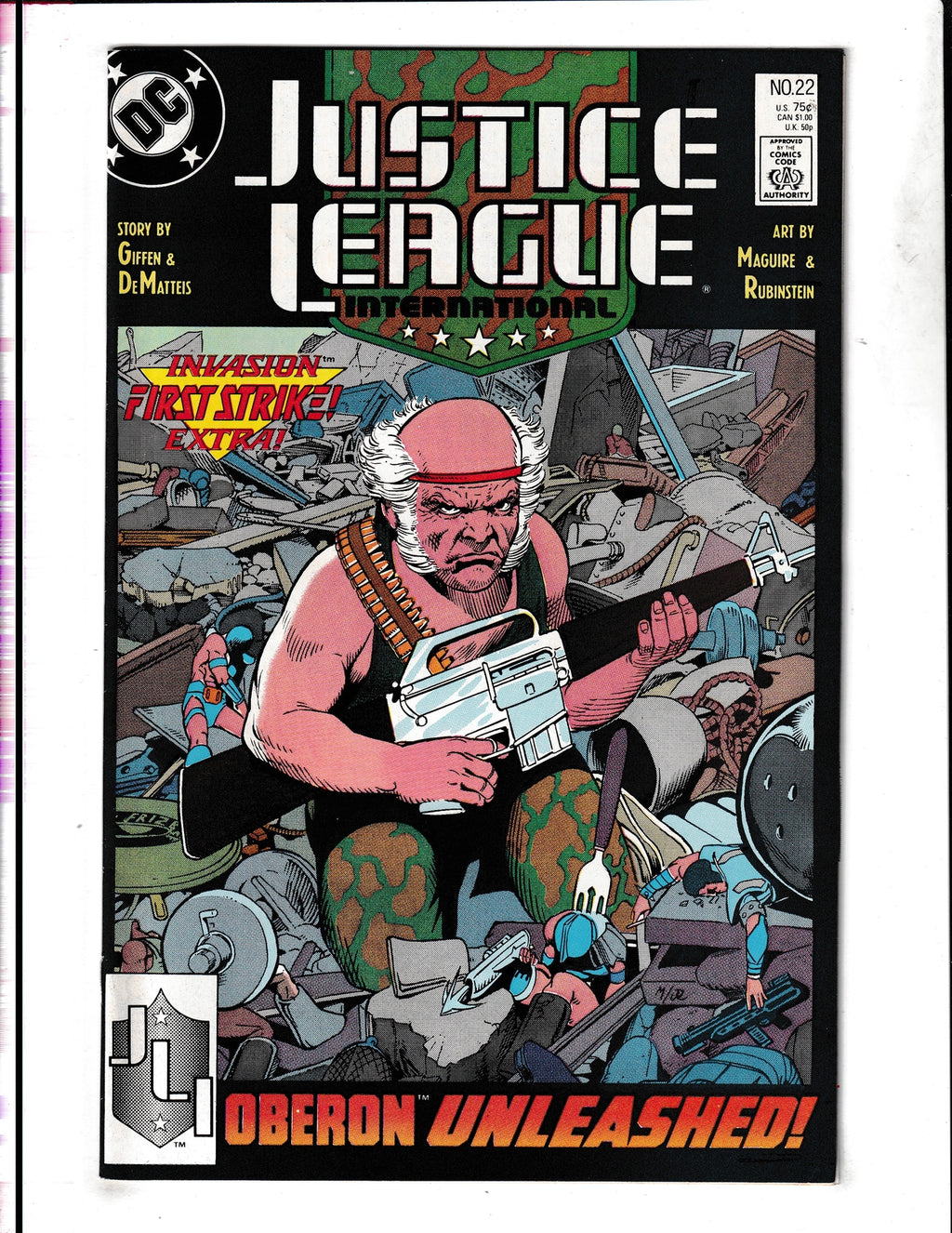 Justice League International #22 (1989) DC Comics