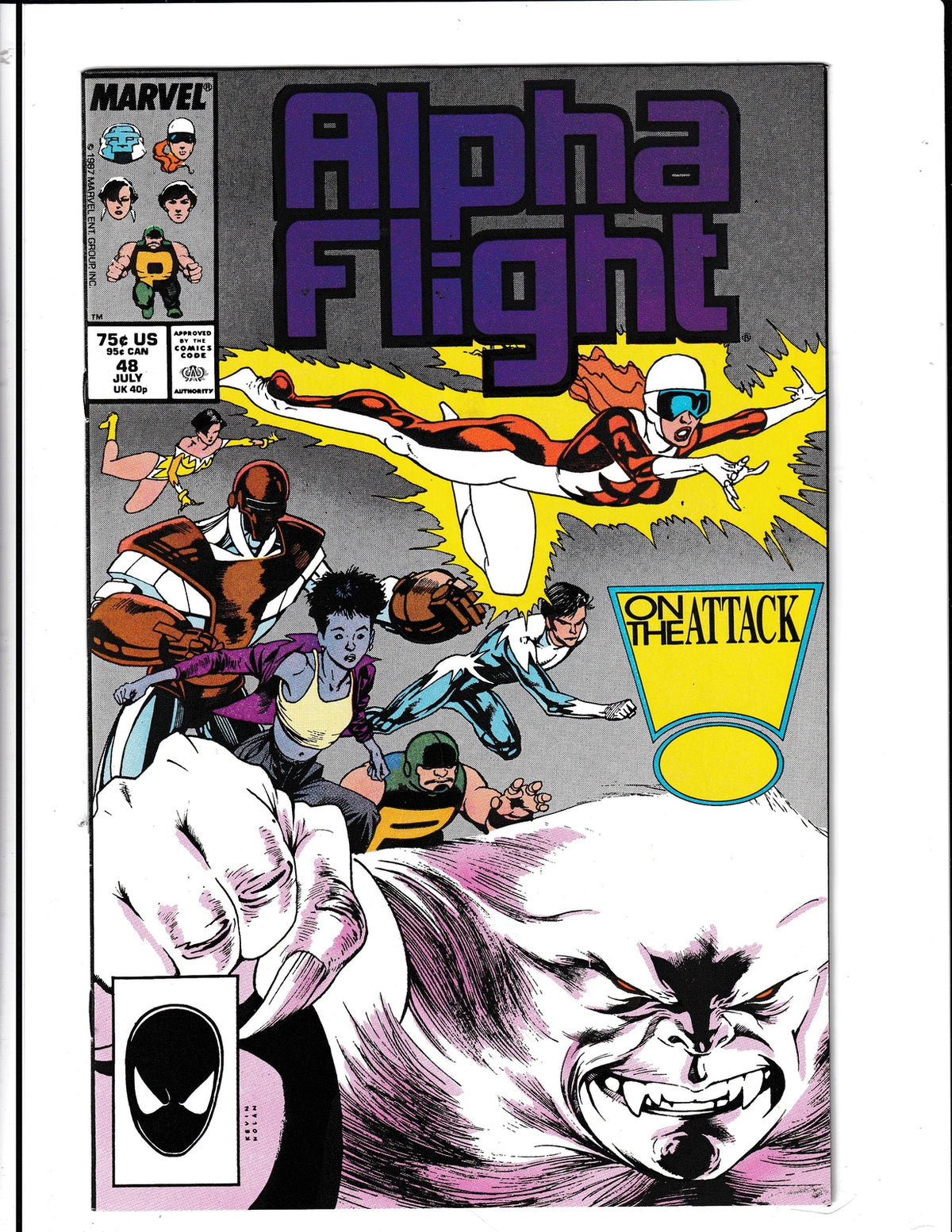 Alpha Flight #48 (1987) Marvel Comics SKU:509