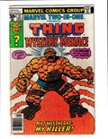 Marvel Two-In One #31 (1977) Thing Alone Against Mystery Menace Marvel Comics