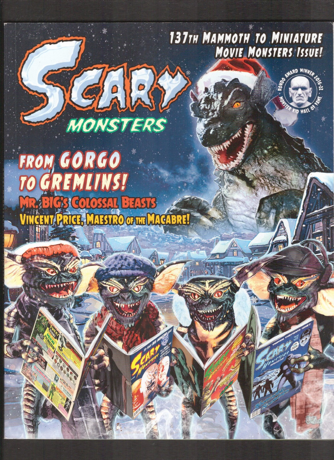 Scary Monsters #137 (2024) Gremlin cover Movie Monsters Comics