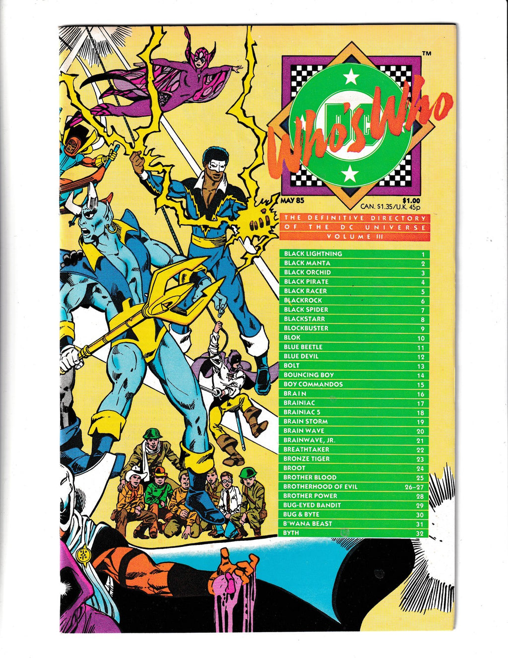 Who's Who: The Definite Directory of the DC Universe #3 (1985) DC Comics