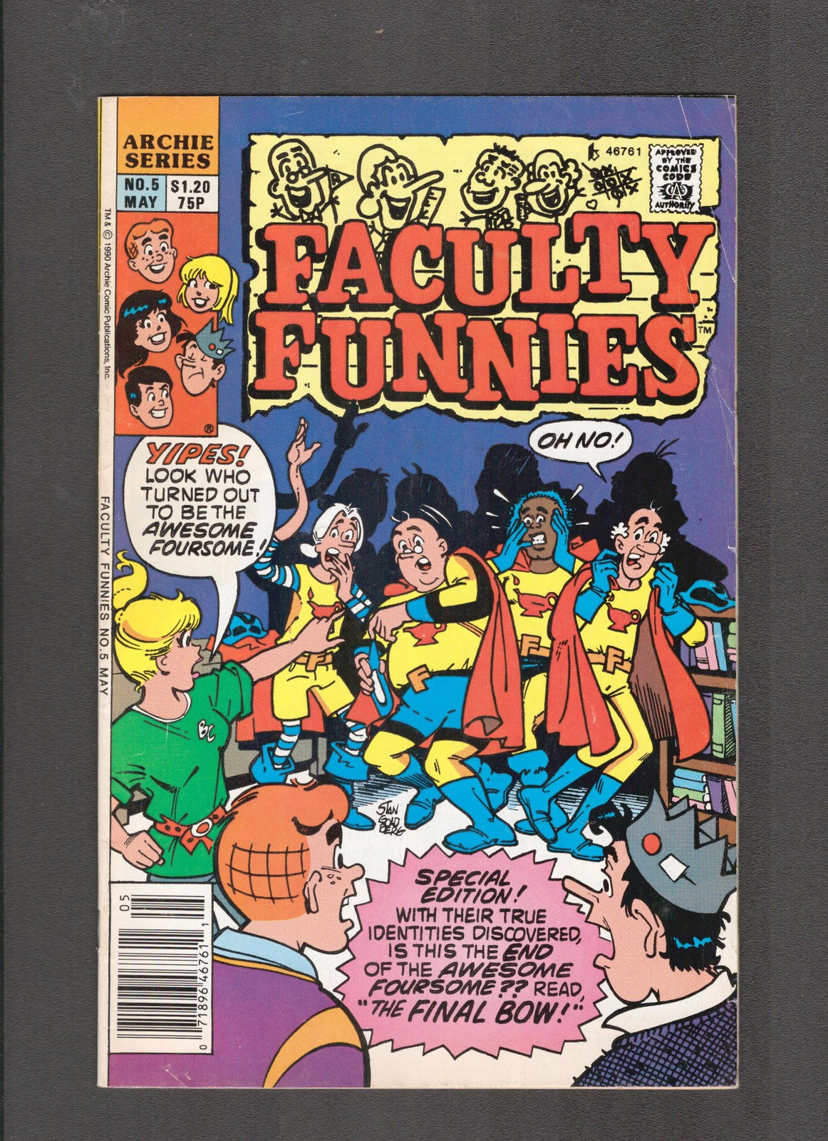 Faculty Funnies #5 (1989) Canadian Newstand Archie Comics