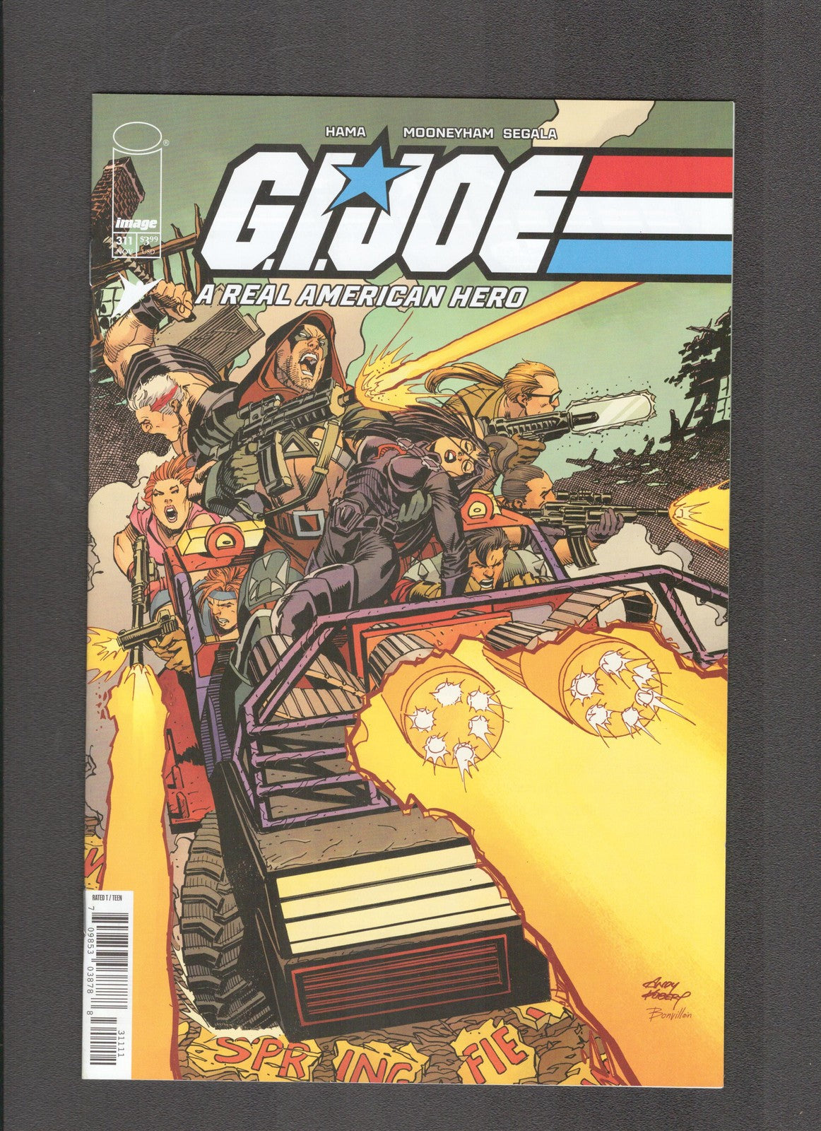 G.I. Joe: A Real American Hero #311 (2024) Andy Kubert Cover Image Comics