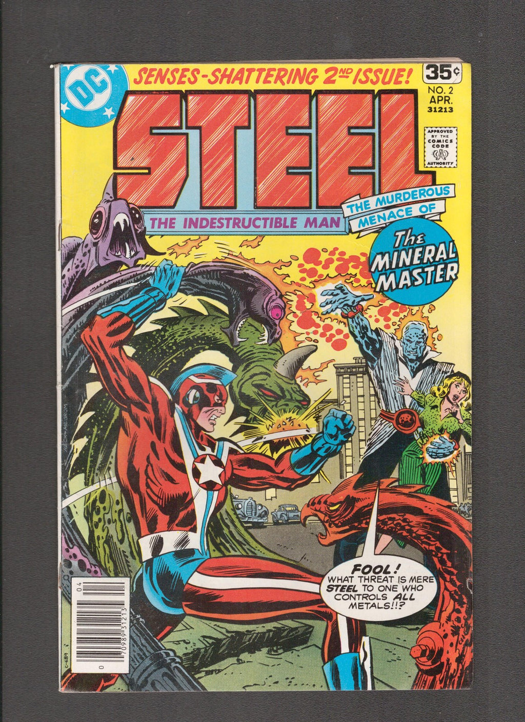 Steel, the Indestructible Man #2 (1978) DC Comics