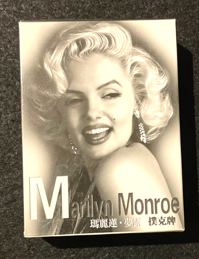 Marilyn Monroe Deck of Playing Cards in Box (sealed inside)