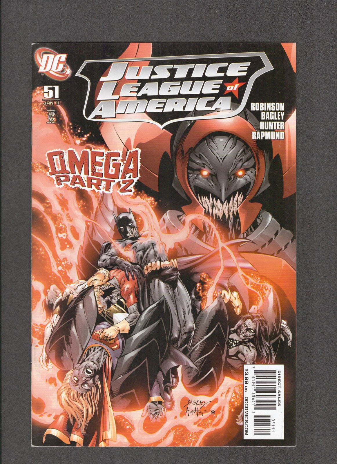 Justice League of America #51 (2011) Mark Bagley DC Comics