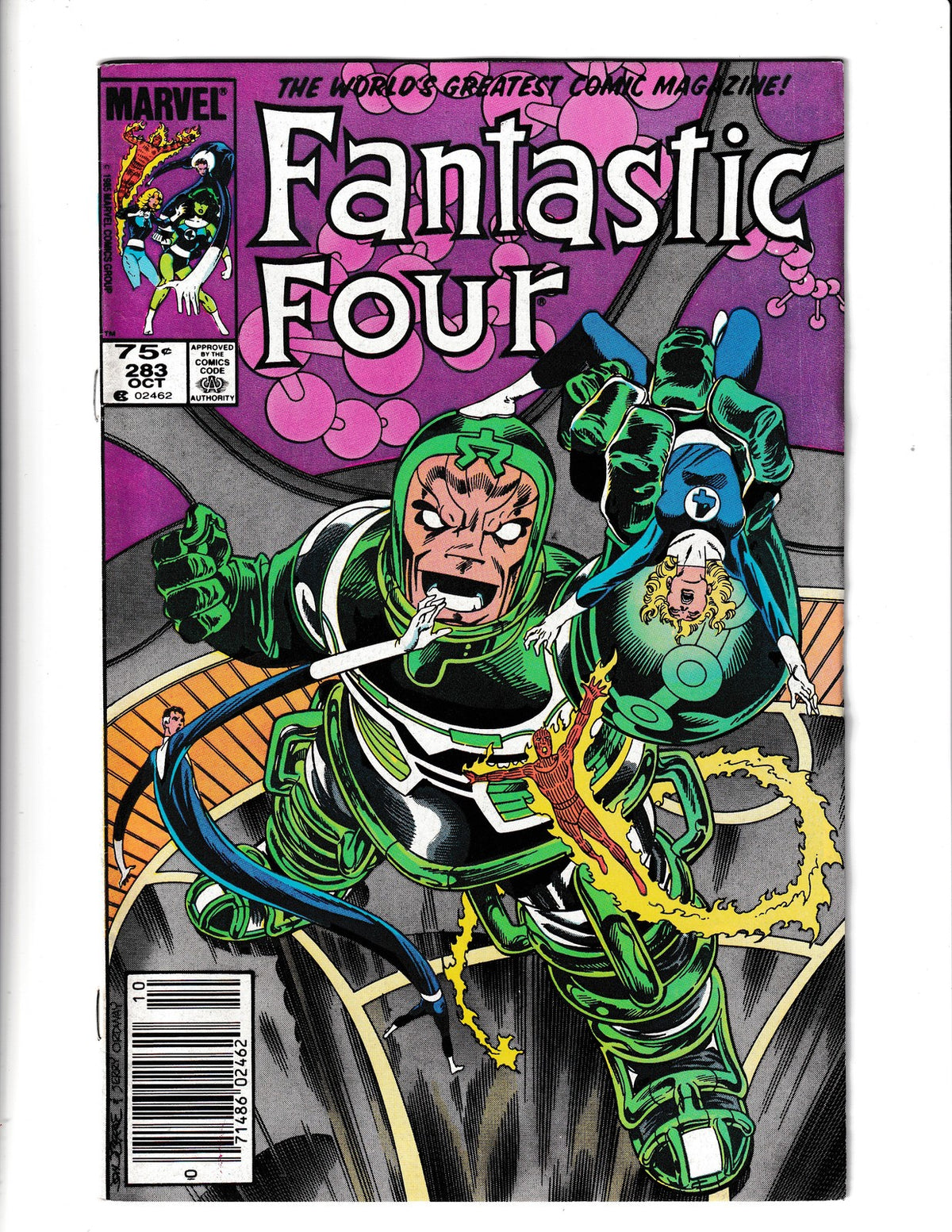 Fantastic Four #283 (1985) Canadian Newsstand Marvel Comics