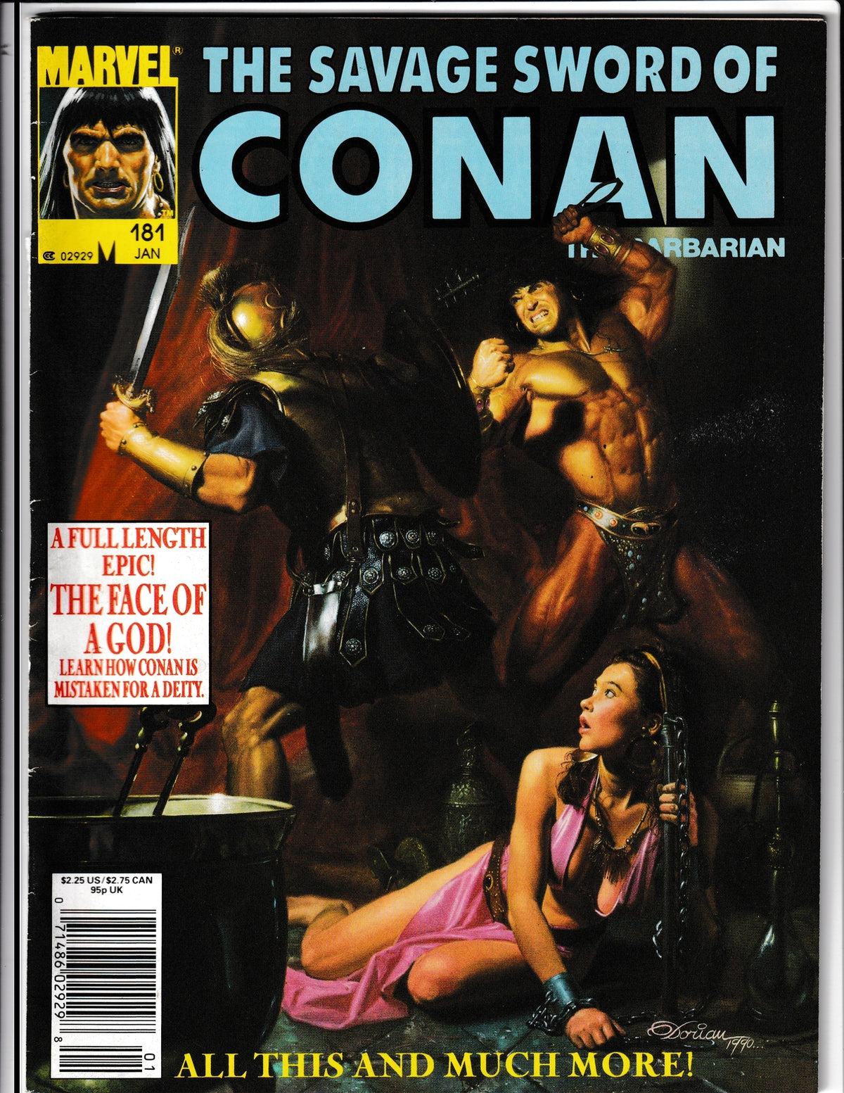 Savage Sword of Conan #181 (1991) Marvel Comics