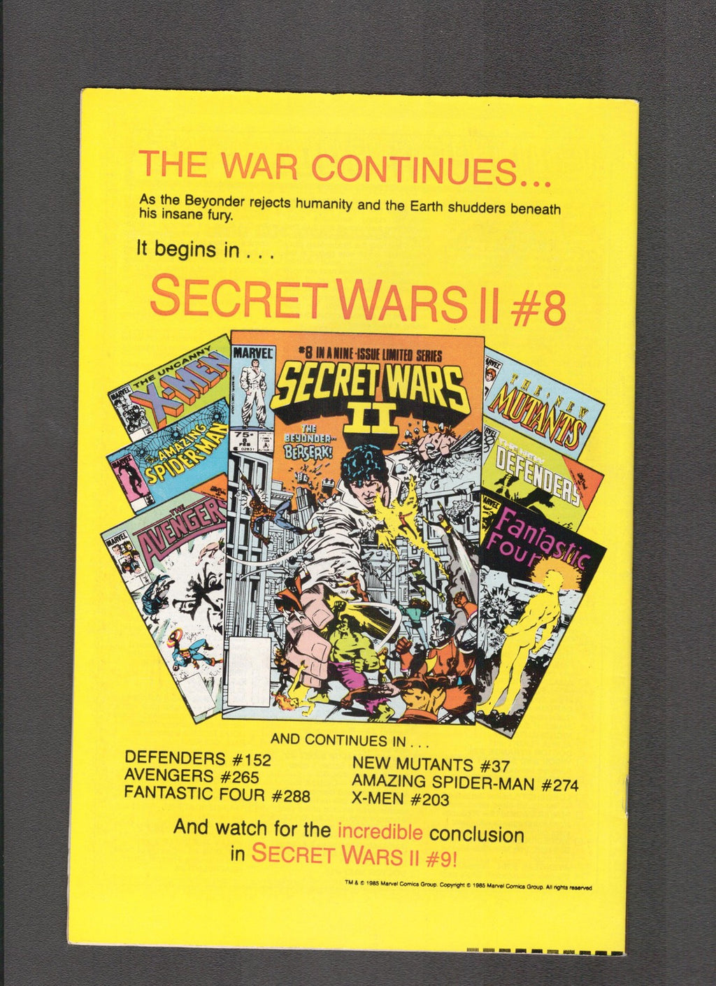 Eternals #5 (1986) Sal Buscema Marvel Comics