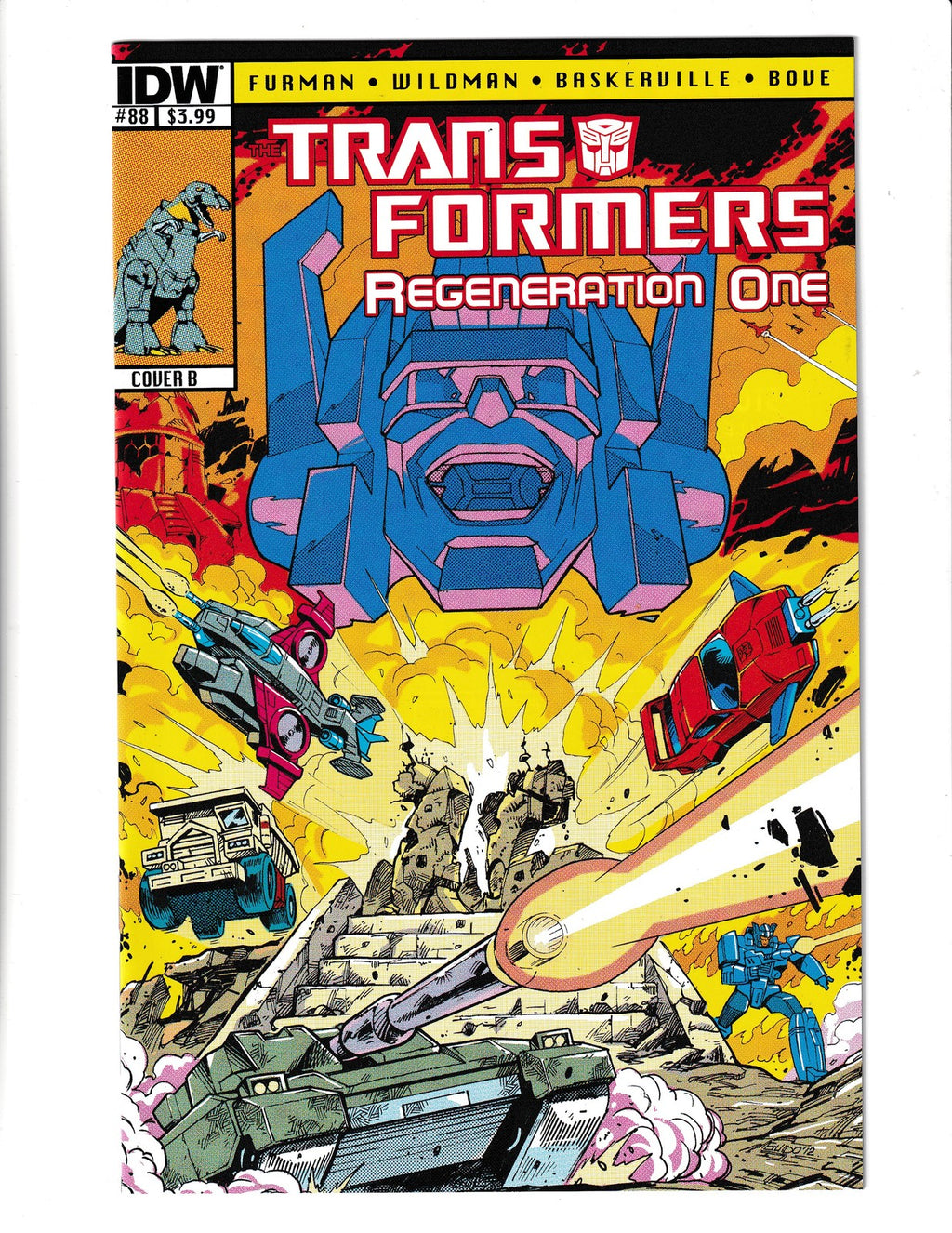 Transformers: Regeneration One #88b (2013) Cover B IDW Comics