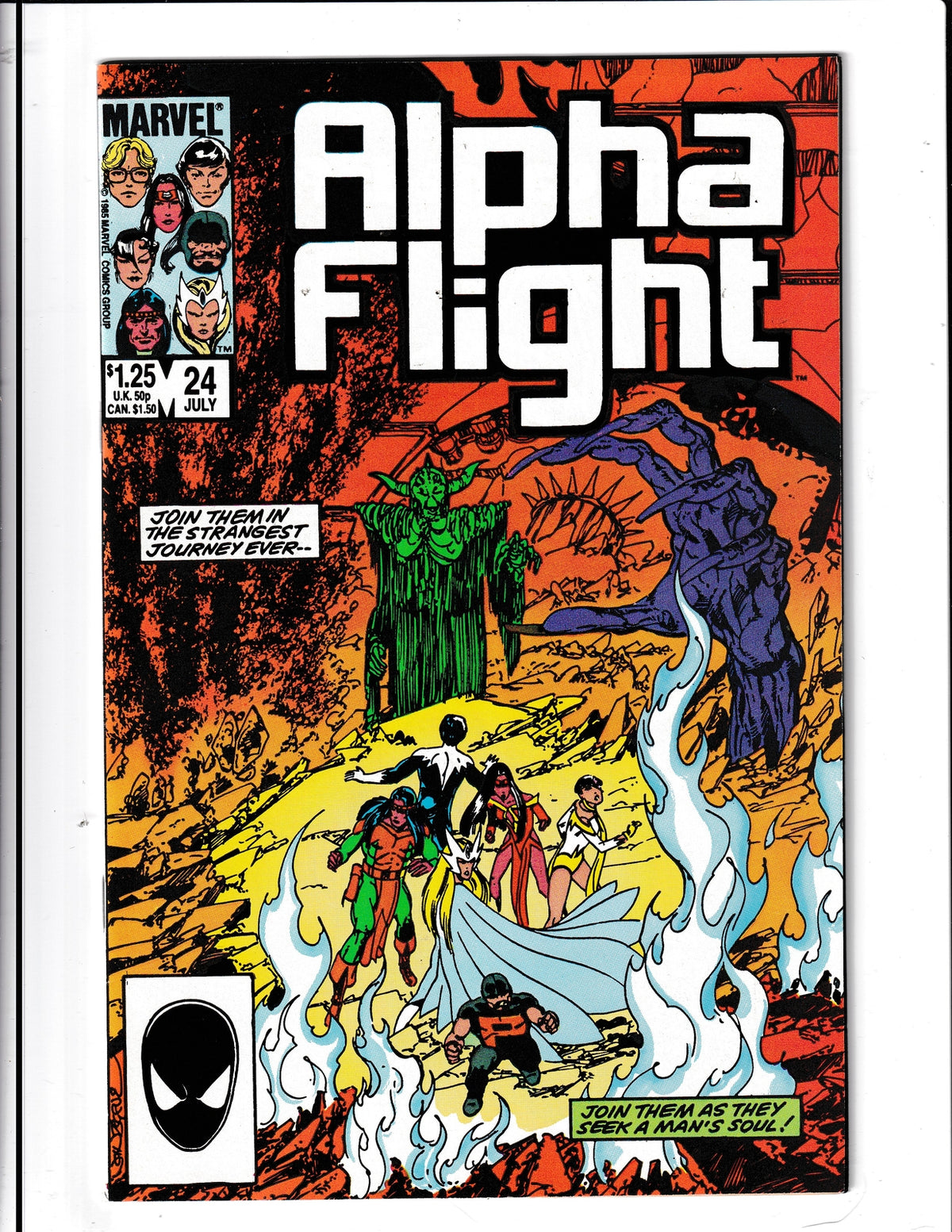 Alpha Flight #24 (1985) Marvel Comics SKU:489