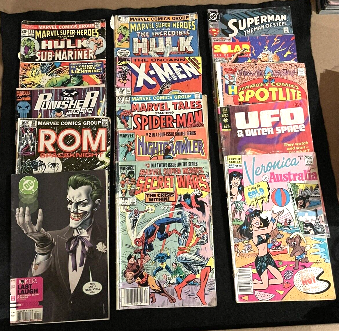 Lot of 15 comics - Covers all have some damage - See Description for titles