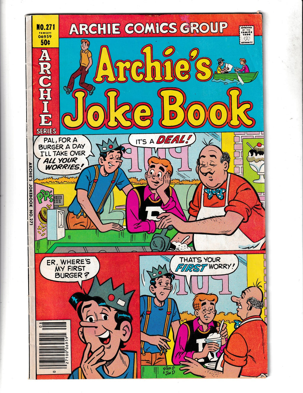 Archie's Joke Book #271 (1980) Archie Comics SKU:3150