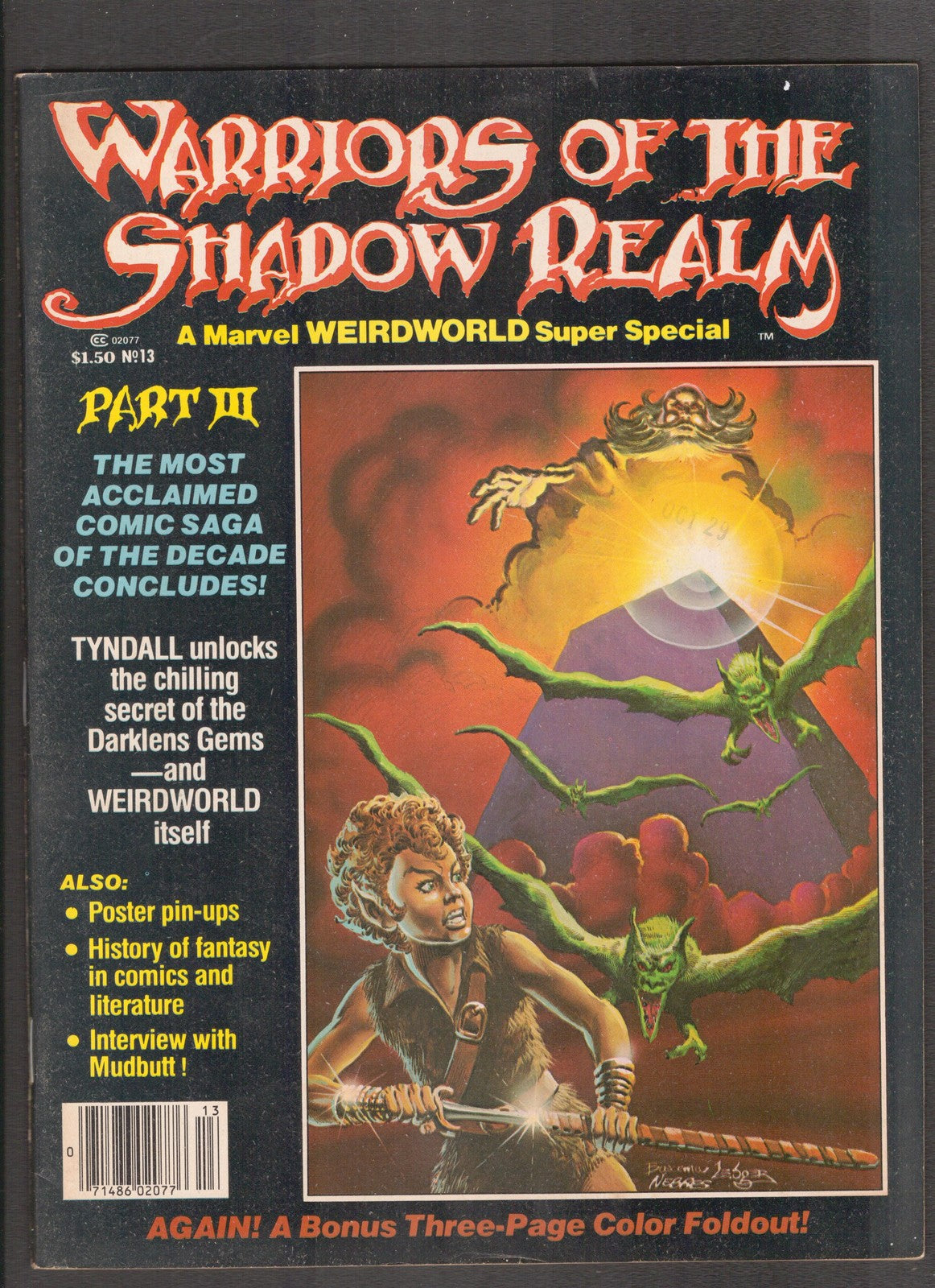 Marvel Super Special #13 (1979) Warriors of the Shadow Realm Marvel Comics