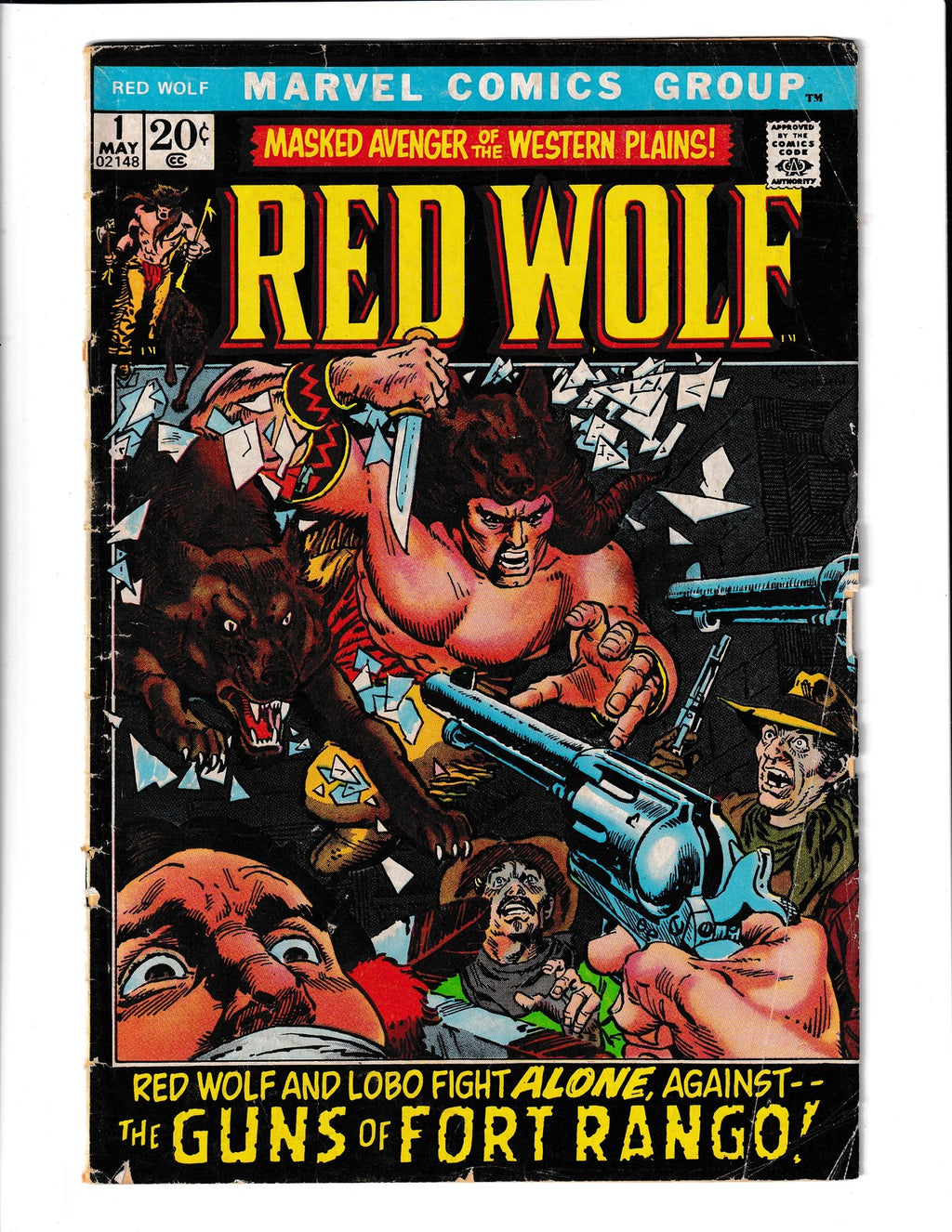 Red Wolf #1 (1972) Gil Kane, Stan Lee, Roy Thomas Marvel Comics