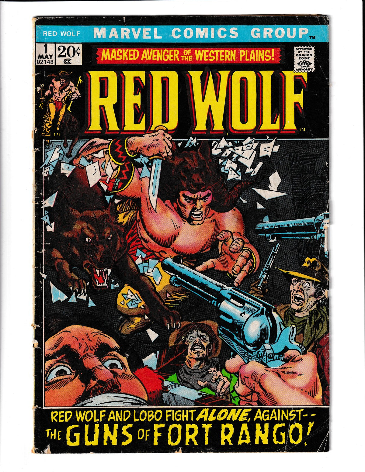 Red Wolf #1 (1972) Gil Kane, Stan Lee, Roy Thomas Marvel Comics