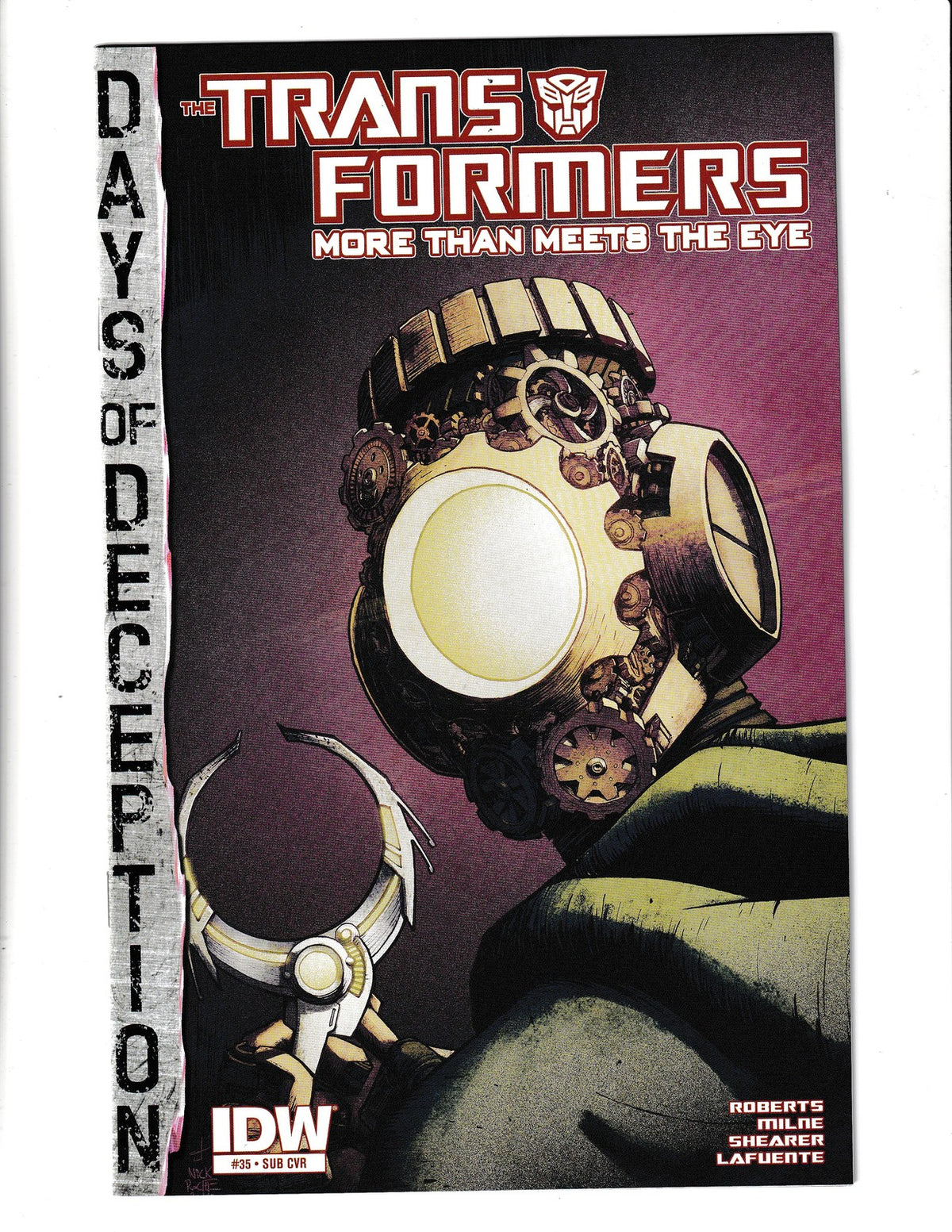 Transformers: More Than Meets the Eye #35b (2014) Sub Cover IDW Comics