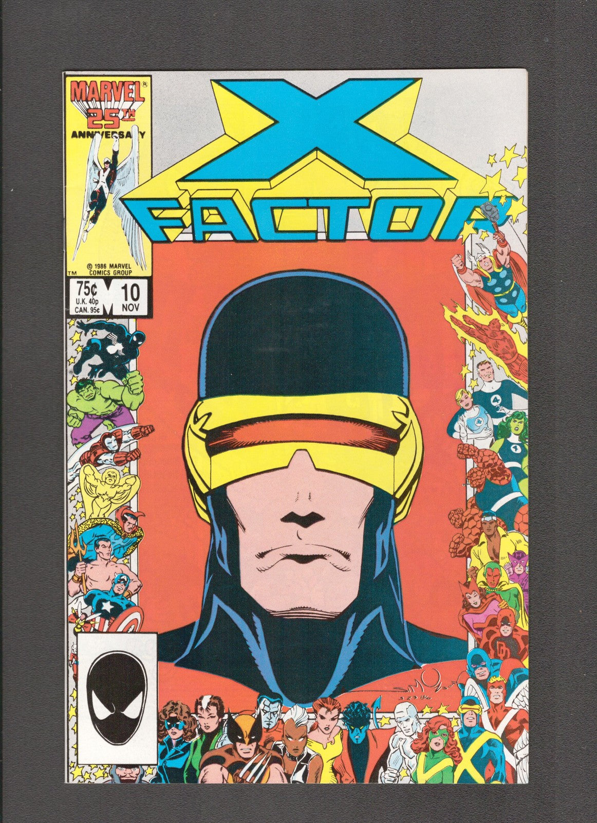 X-Factor #10 (1986) 25th Anniversary Border Walter Simonson Marvel Comics