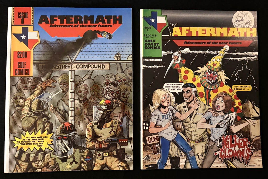 Aftermath: Adventures of the Near Future #1-2 (1983/84)  Gulf Comics