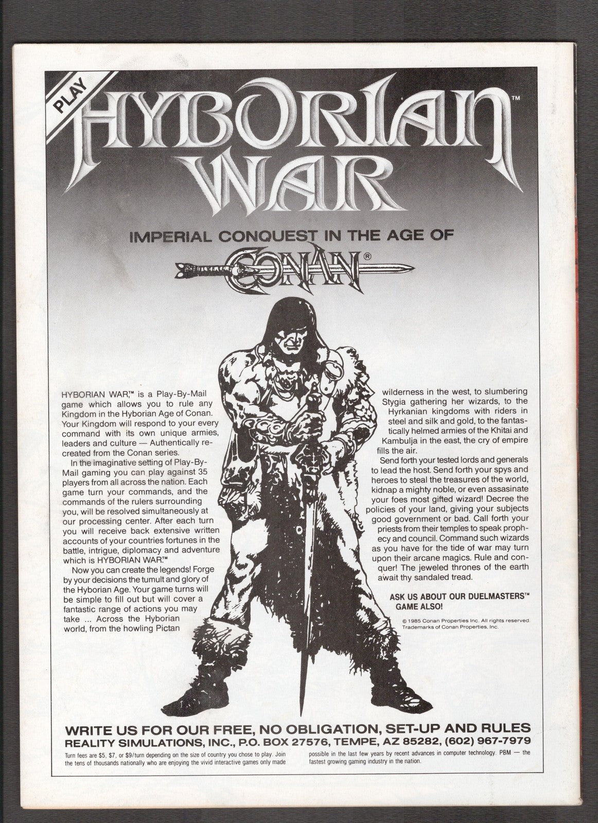 Conan Saga #54 (1991) John Buscema, Roy Thomas Marvel Magazine Comics