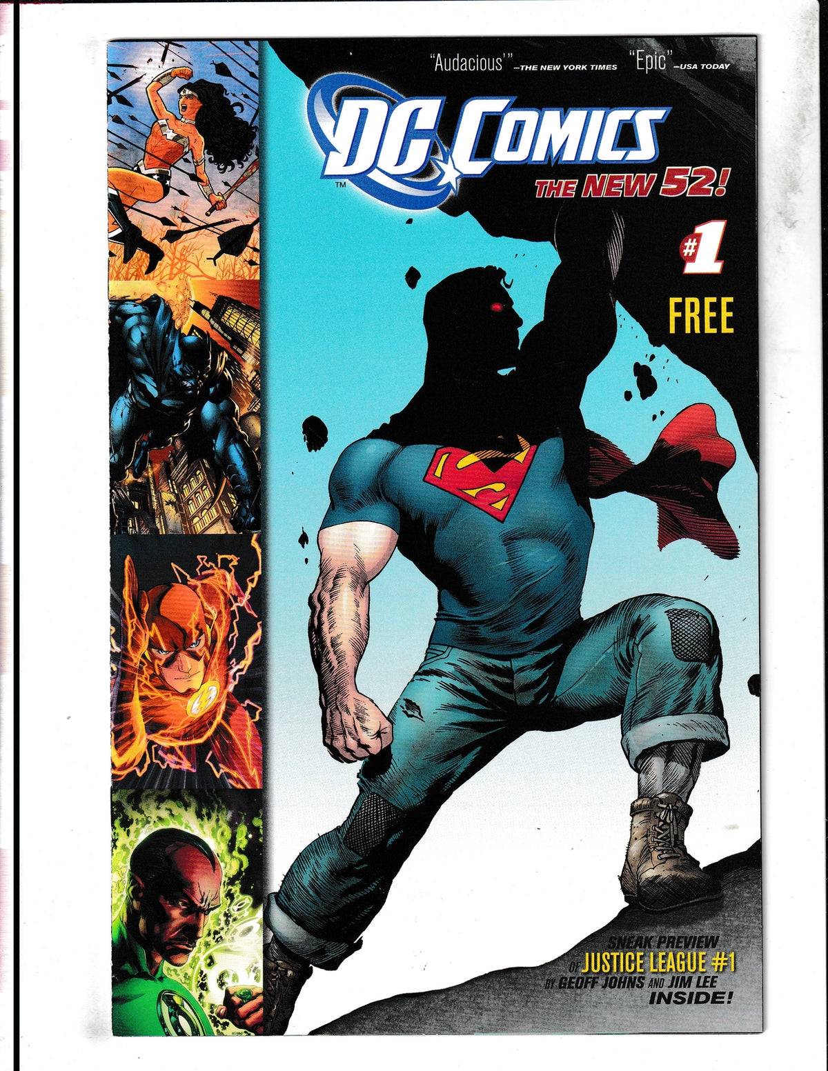 DC Comics: The New 52 #1 (2011) Includes Justice League Preview DC Comics