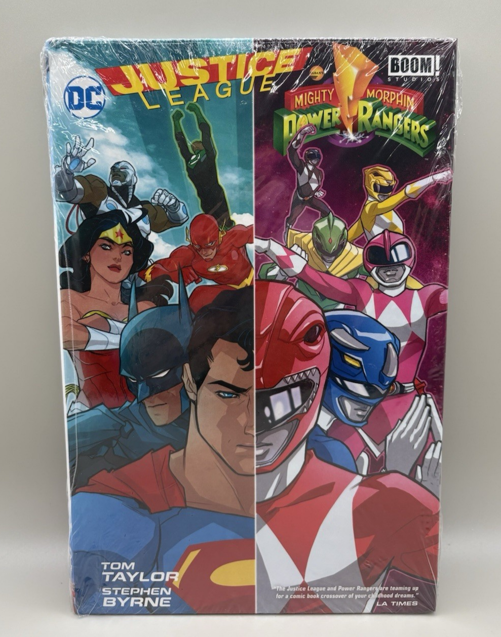 Justice League/Power Rangers (2017) Taylor, Byrne ~ SEALED Hardcover DC Comics