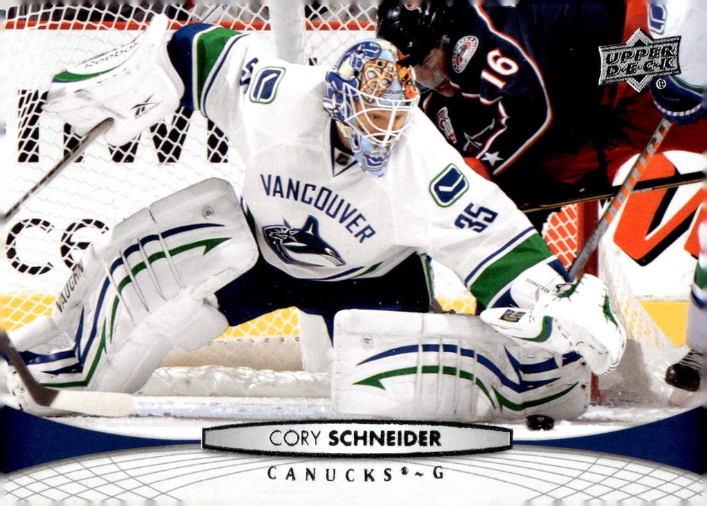 2011-12 Upper Deck #18 Cory Schneider Hockey Vancouver Canucks