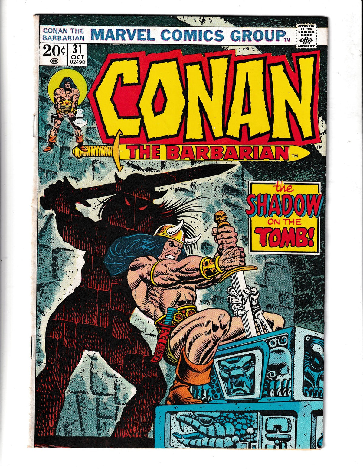 Conan the Barbarian #31 (1973) Buscema, Kane, Thomas Marvel Comics