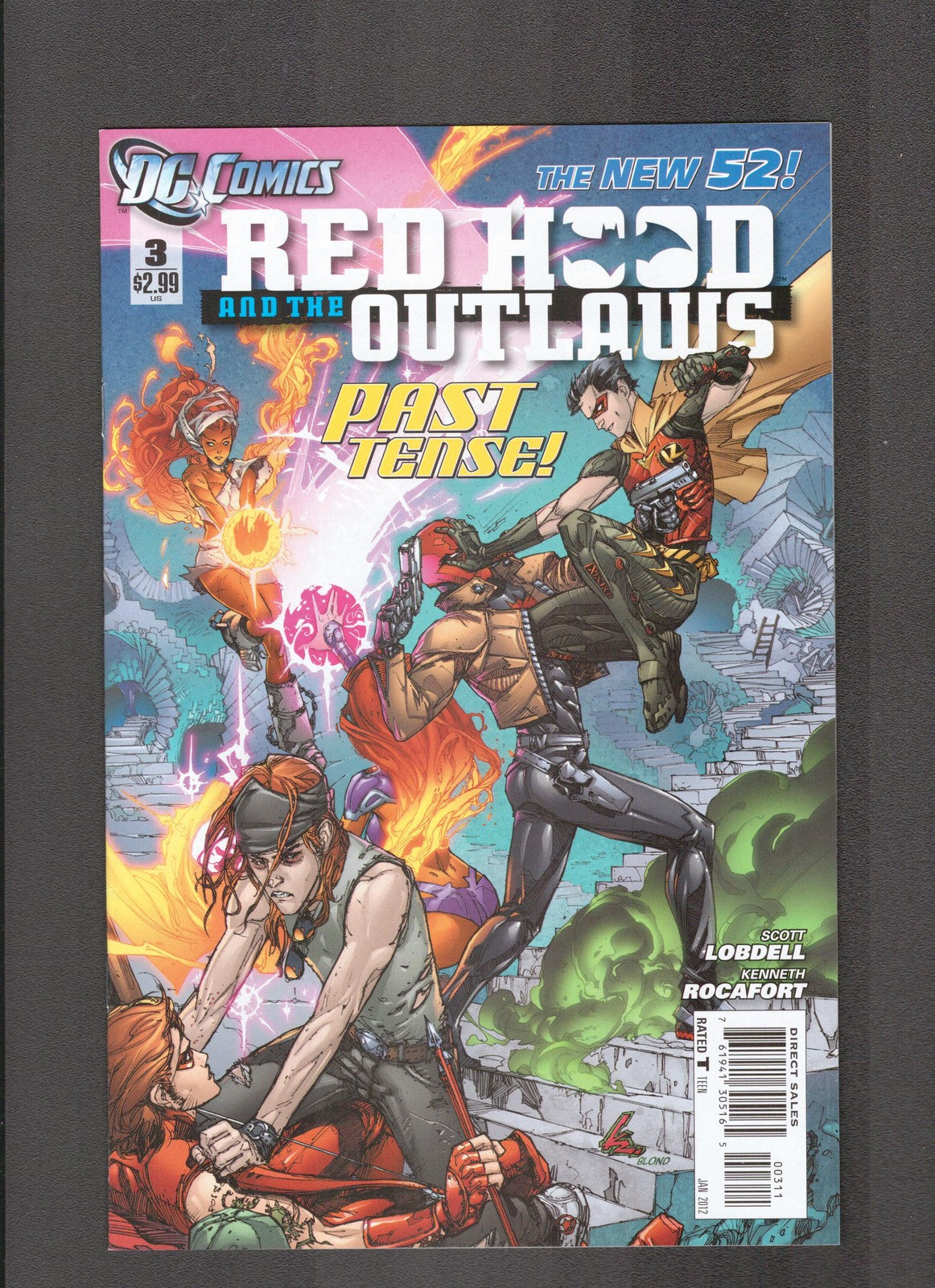 Red Hood and the Outlaws #3 (2012) Blond Cover Art DC Comics
