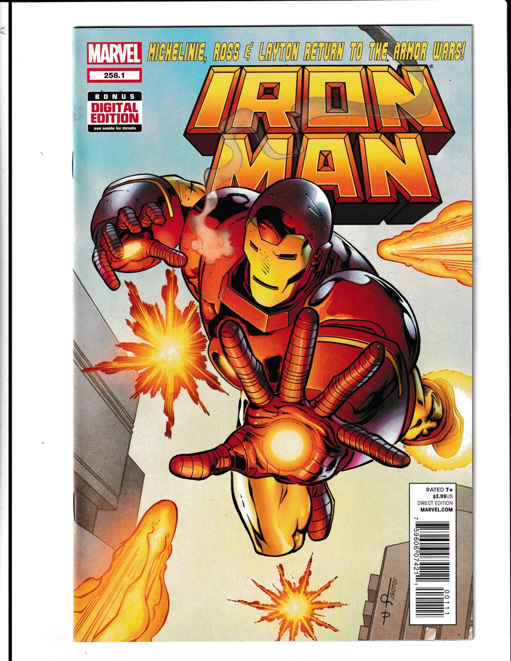 Iron Man: Armor Wars #258.1 (2013) Dave Ross Cover Marvel Comics