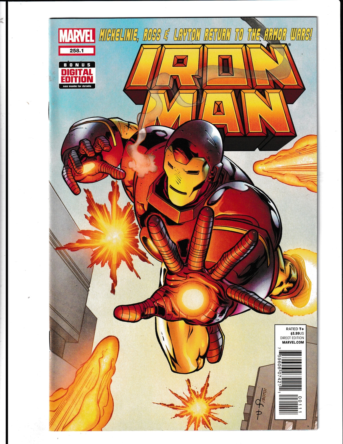 Iron Man: Armor Wars #258.1 (2013) Dave Ross Cover Marvel Comics